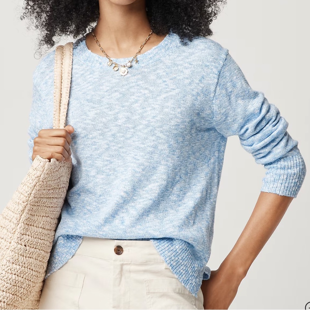 J. Crew XL Blue Crewneck Sweater